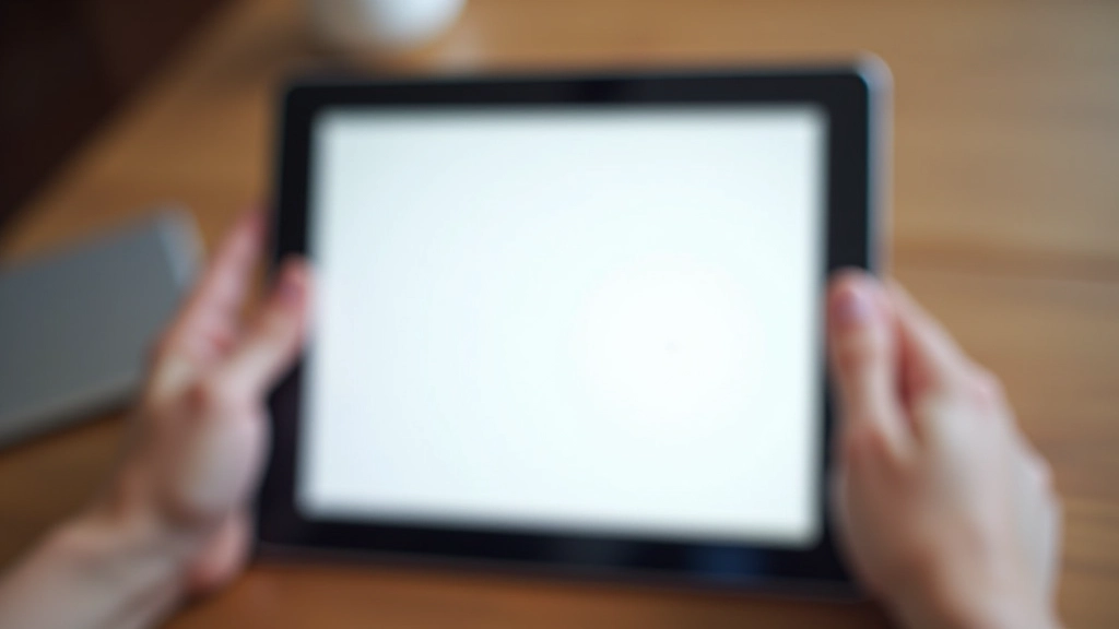 Content-Heavy Website Mockup mit einklappbaren Abschnitten und organisierten Informationen auf Tablet-Bildschirm